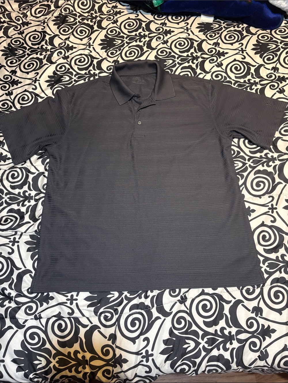 PGA Tour Men's Short-Sleeve Polo - Charcoal